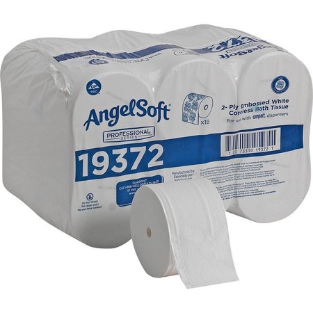 Angel Soft Bathroom Tissue, White, 18 PK GPC19372